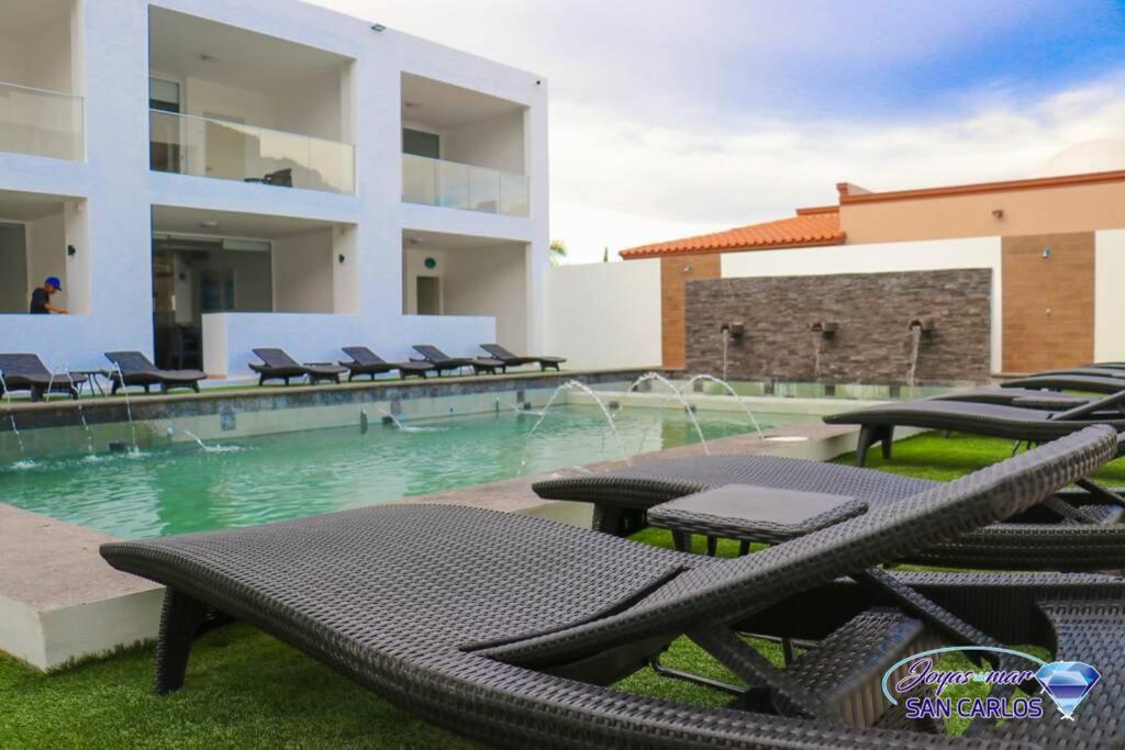 شقة Departamento Turquesa 2 Joyas Del Mar San Carlos Nuevo Guaymas المظهر الخارجي الصورة